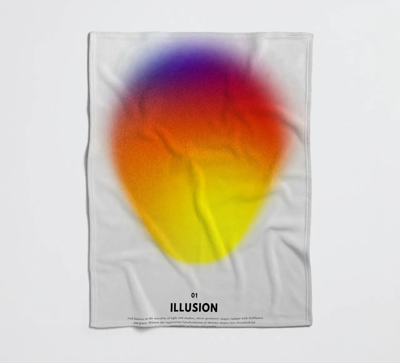 Illusion Fleecedecke von RS LAB STUDIO