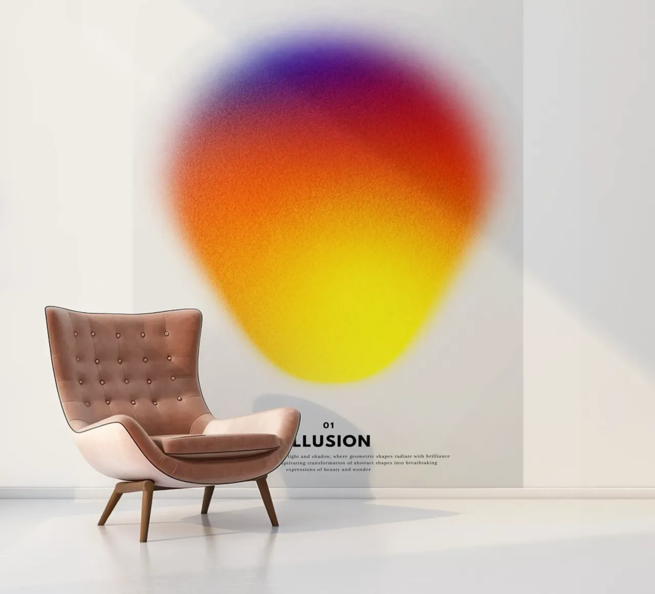 Illusion fotobehang van RS LAB STUDIO