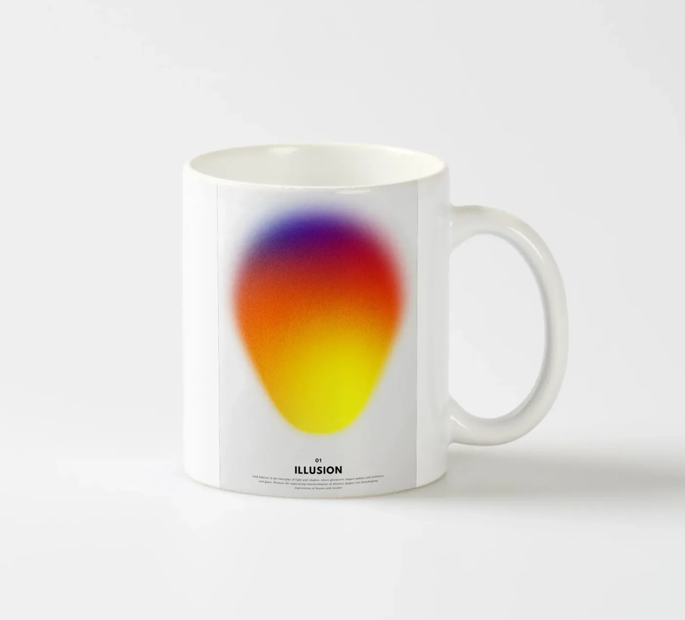 Illusion ceramic mug by RS LAB STUDIO