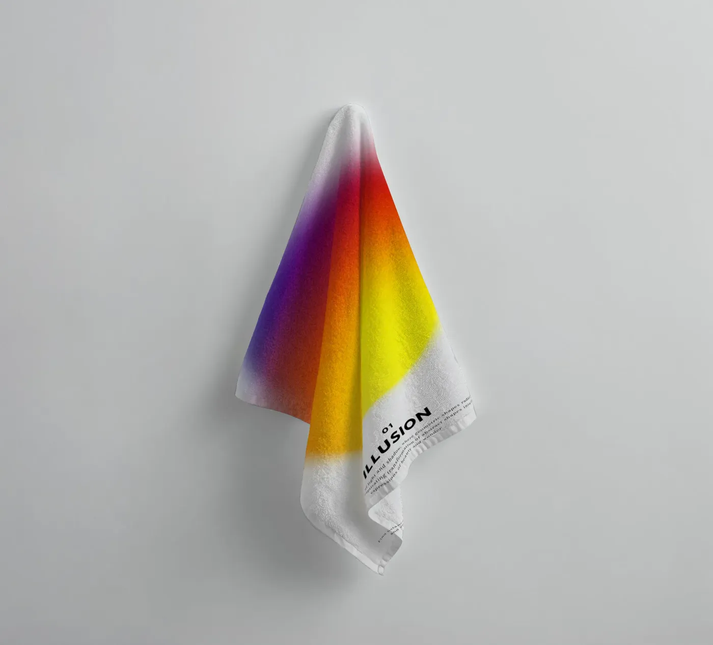 Illusion towel by RS LAB STUDIO