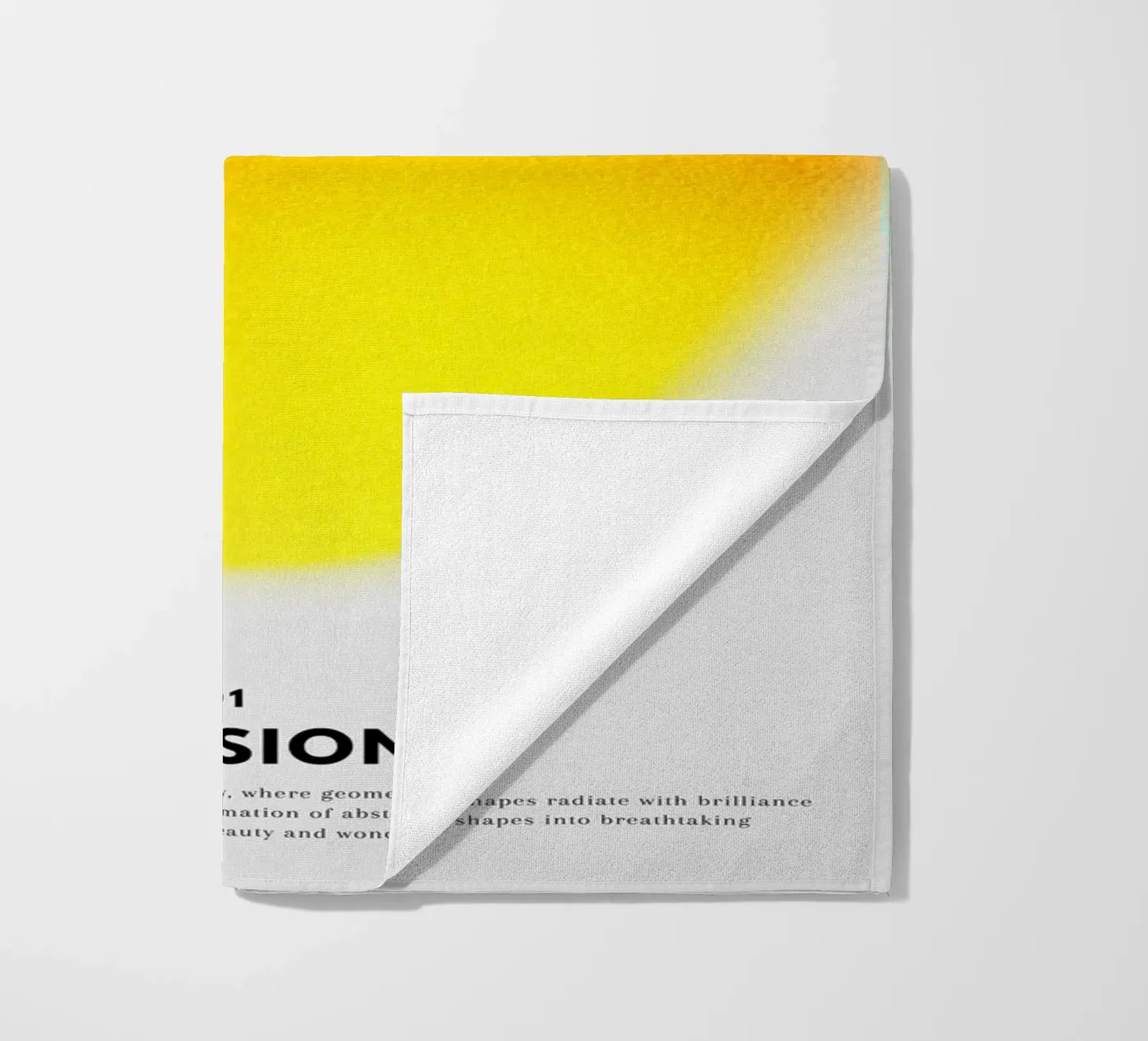 Illusion beach towel by RS LAB STUDIO