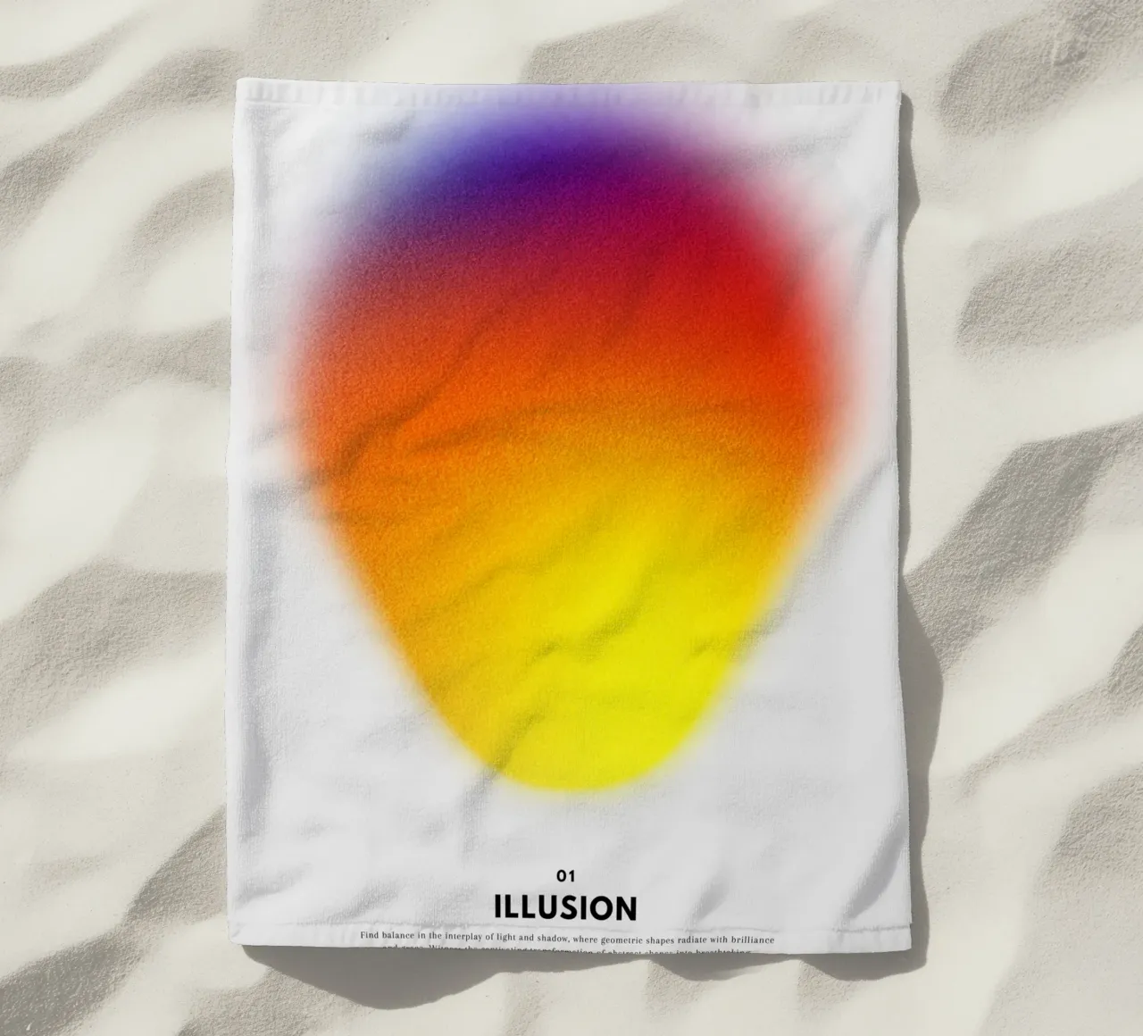 Illusione telo mare da RS LAB STUDIO