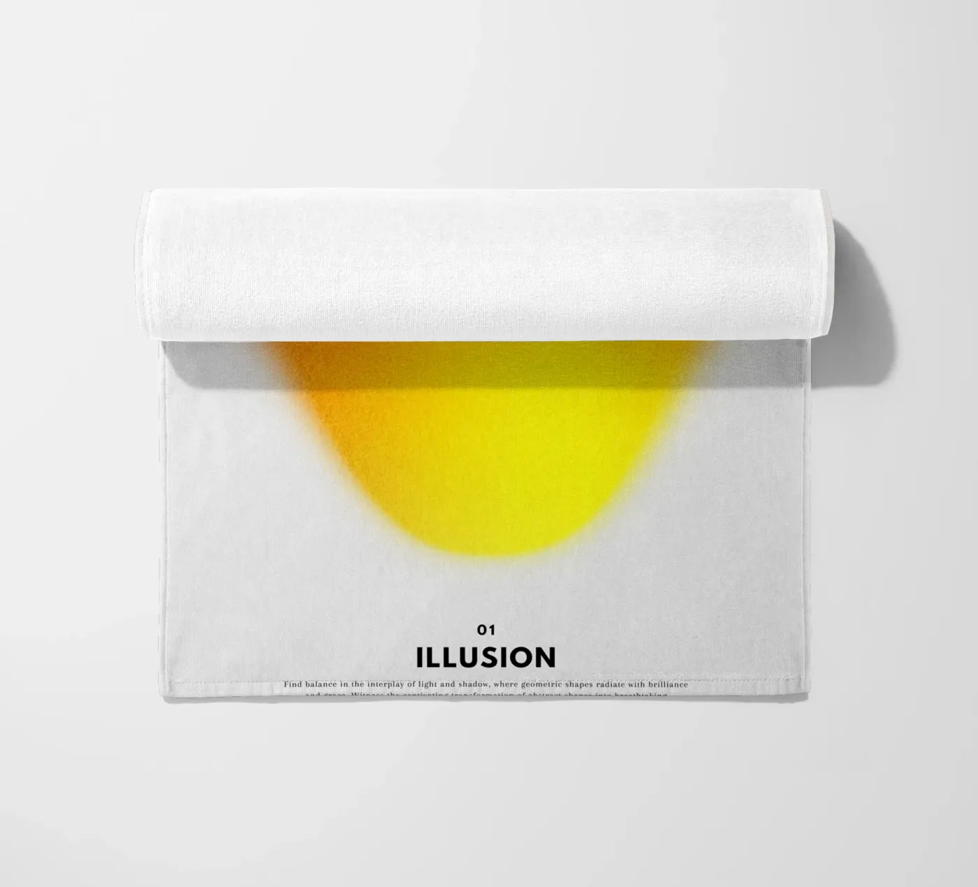 Illusion beach towel by RS LAB STUDIO