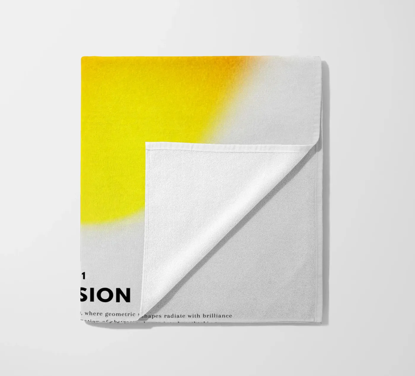 Illusion beach towel by RS LAB STUDIO