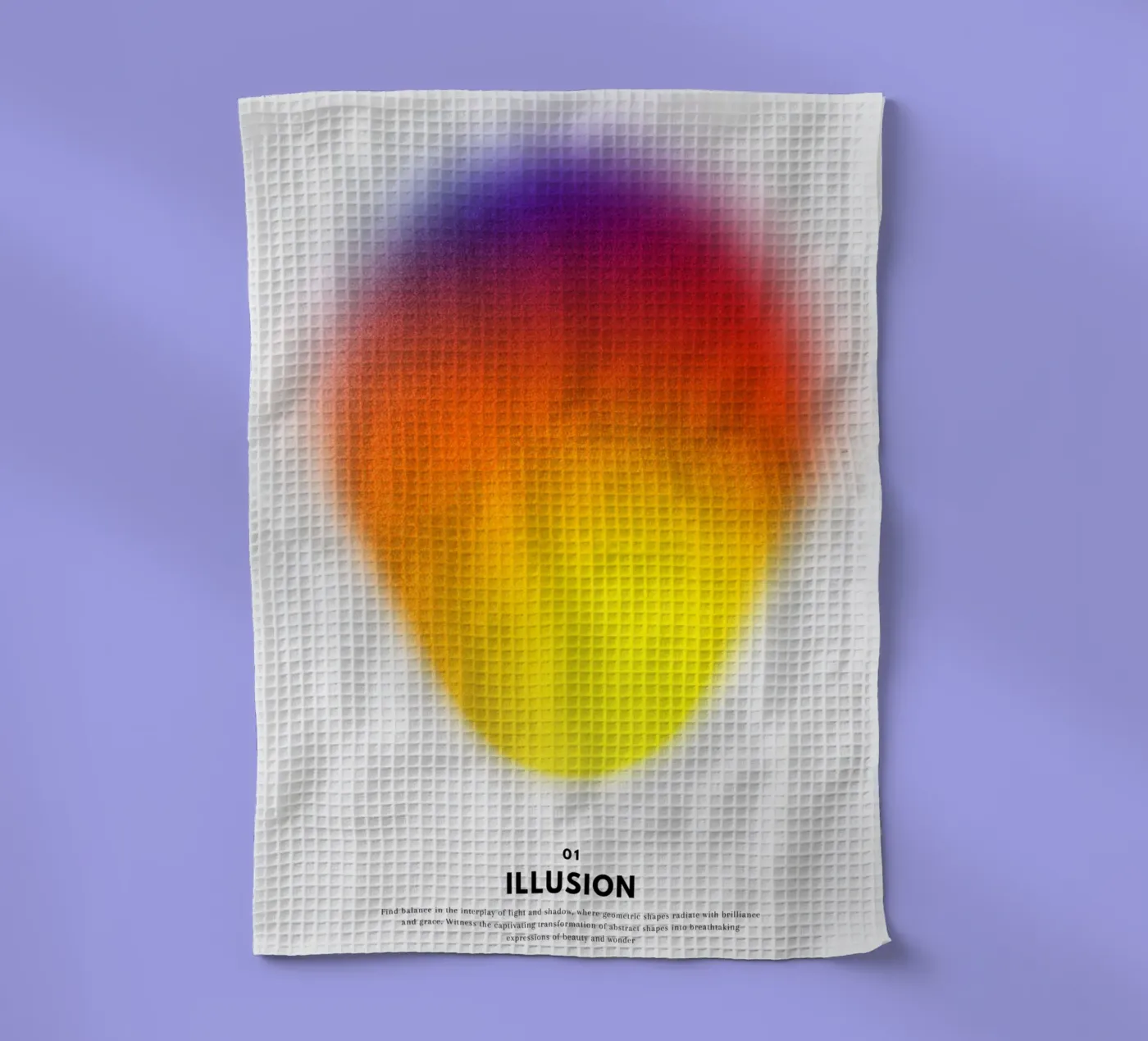 Illusion Geschirrtuch von RS LAB STUDIO