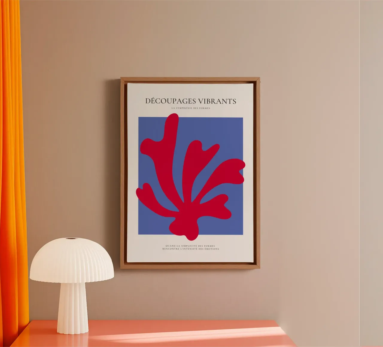 Magische resonantie canvas met Baklijst van RS LAB STUDIO