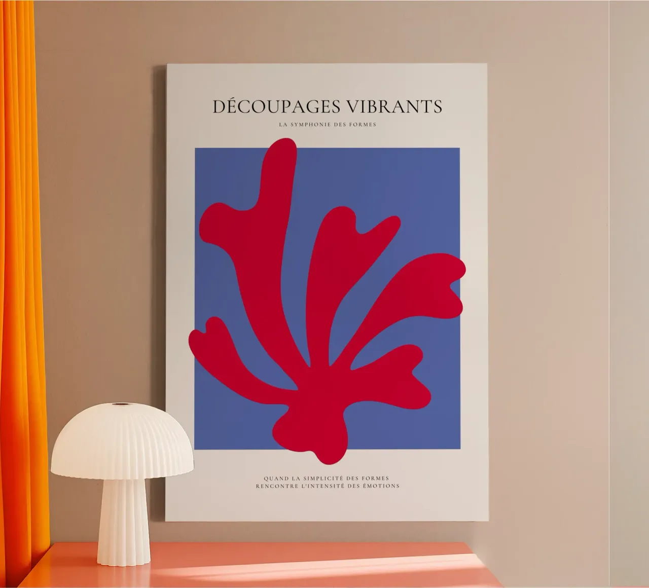 Magische resonantie canvas met Baklijst van RS LAB STUDIO
