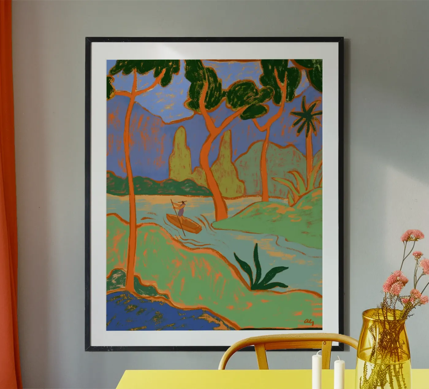 Il viaggio poster da Arty Guava