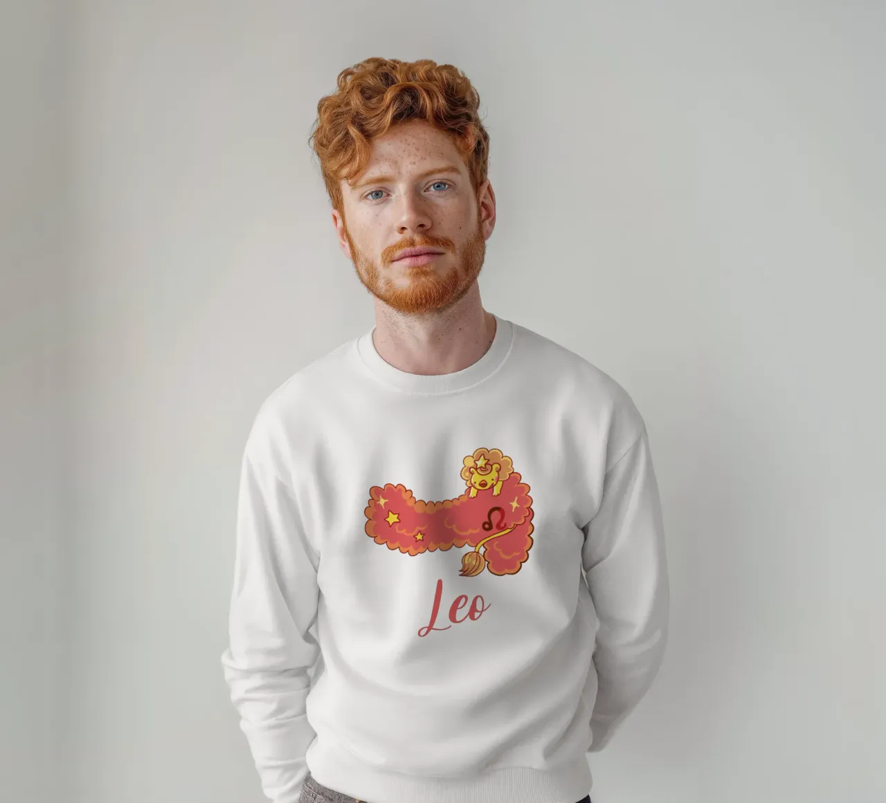 Leone felpa da Kiroiharu