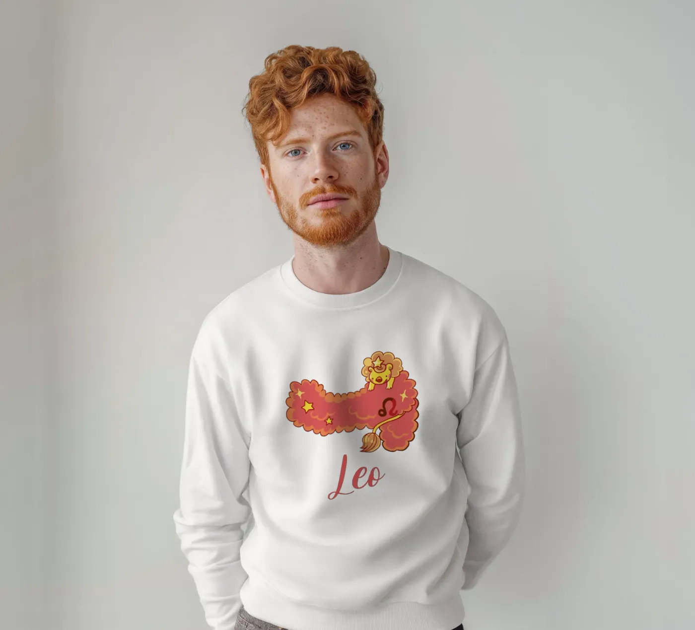 Leone felpa da Kiroiharu