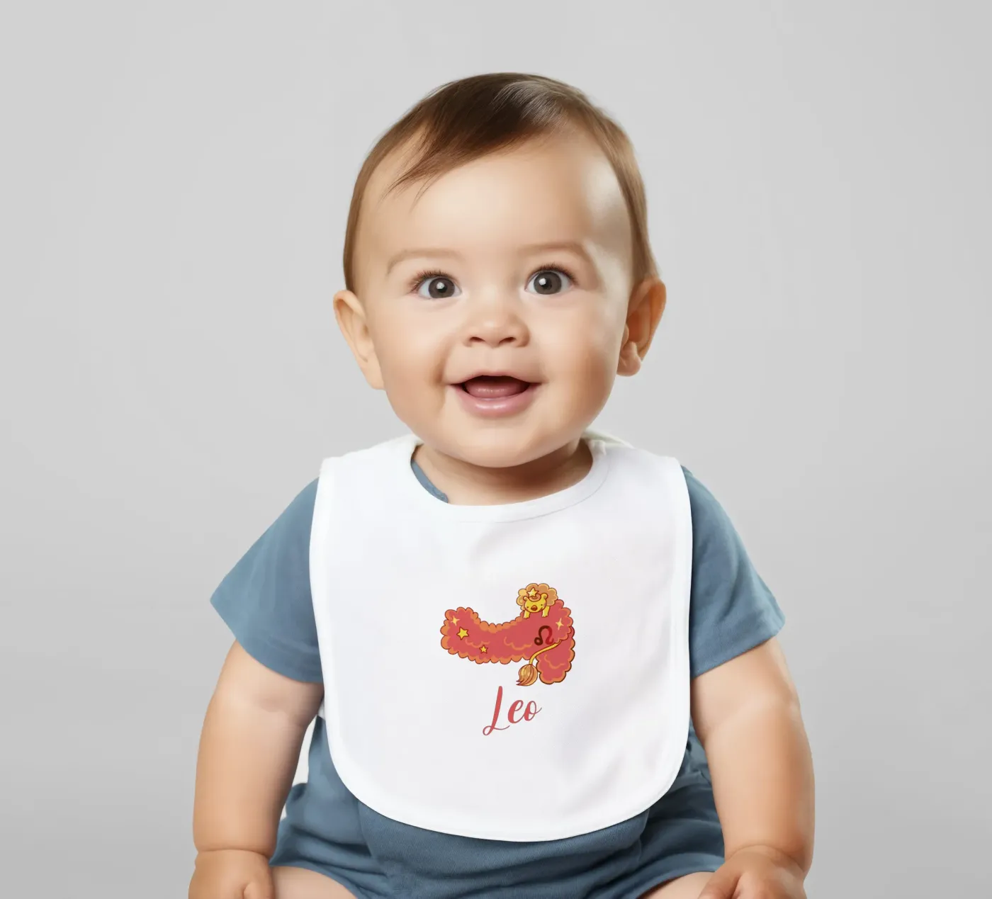 Leo baby bib by Kiroiharu