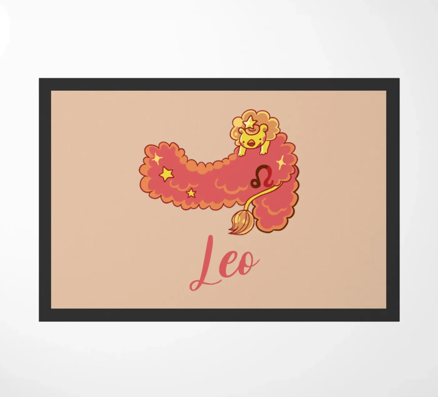 Leo doormat by Kiroiharu