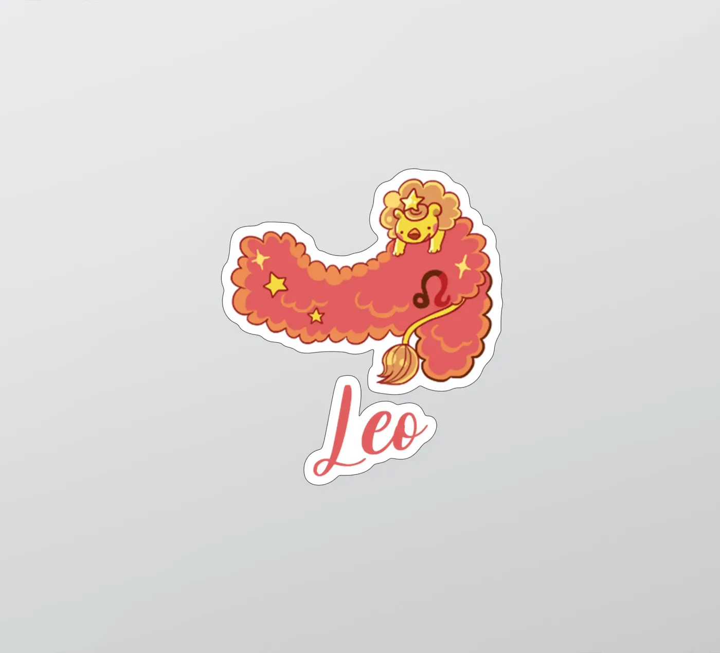 Leo sticker van Kiroiharu