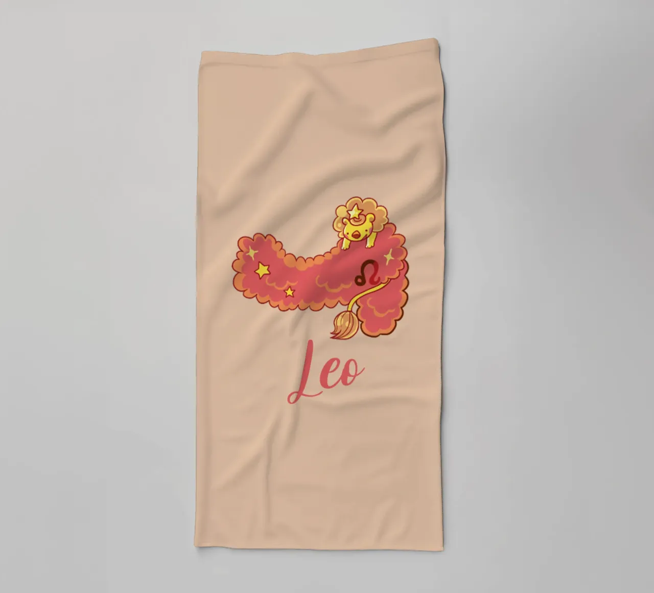 Leo towel by Kiroiharu