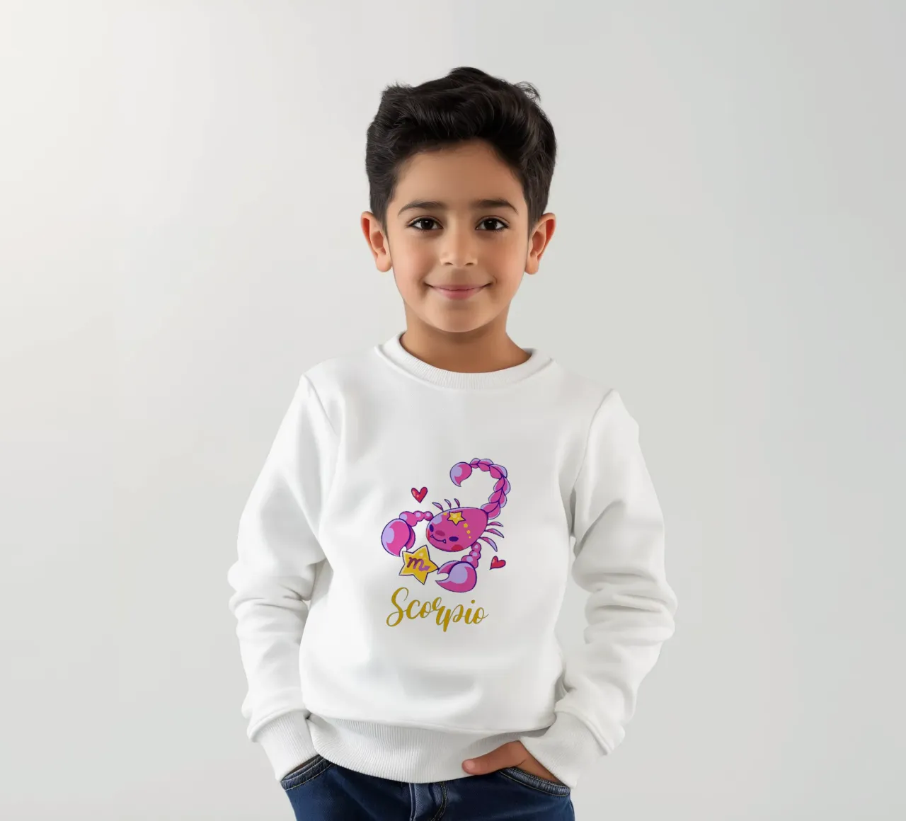 Scorpio felpa bambino da Kiroiharu