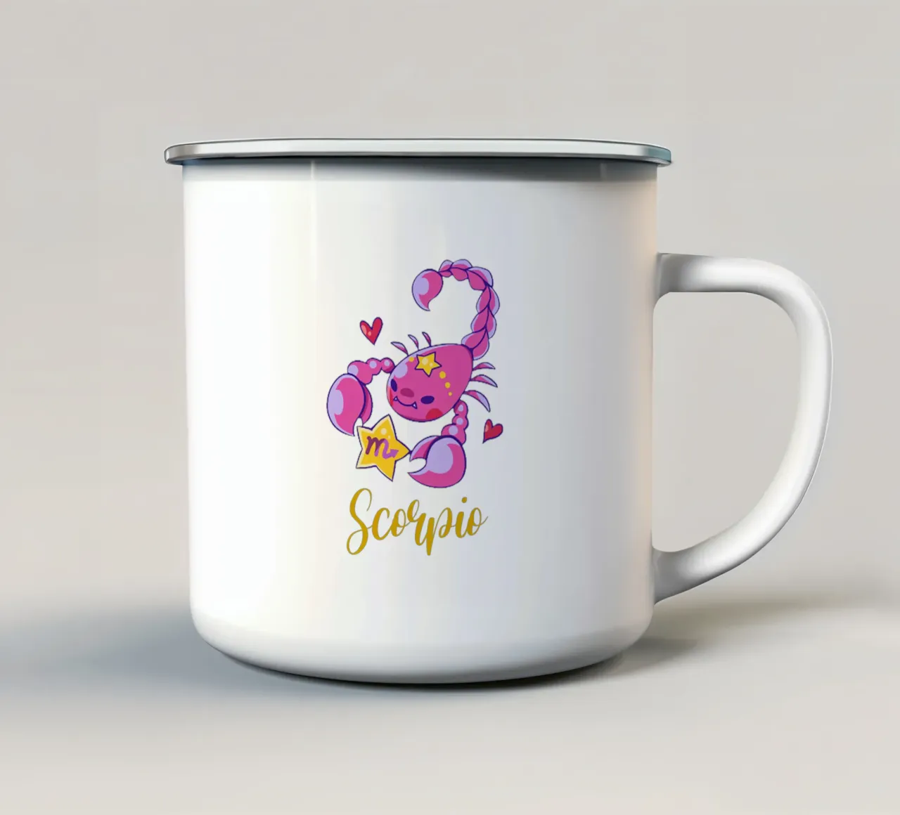 Scorpio tazza in smalto da Kiroiharu