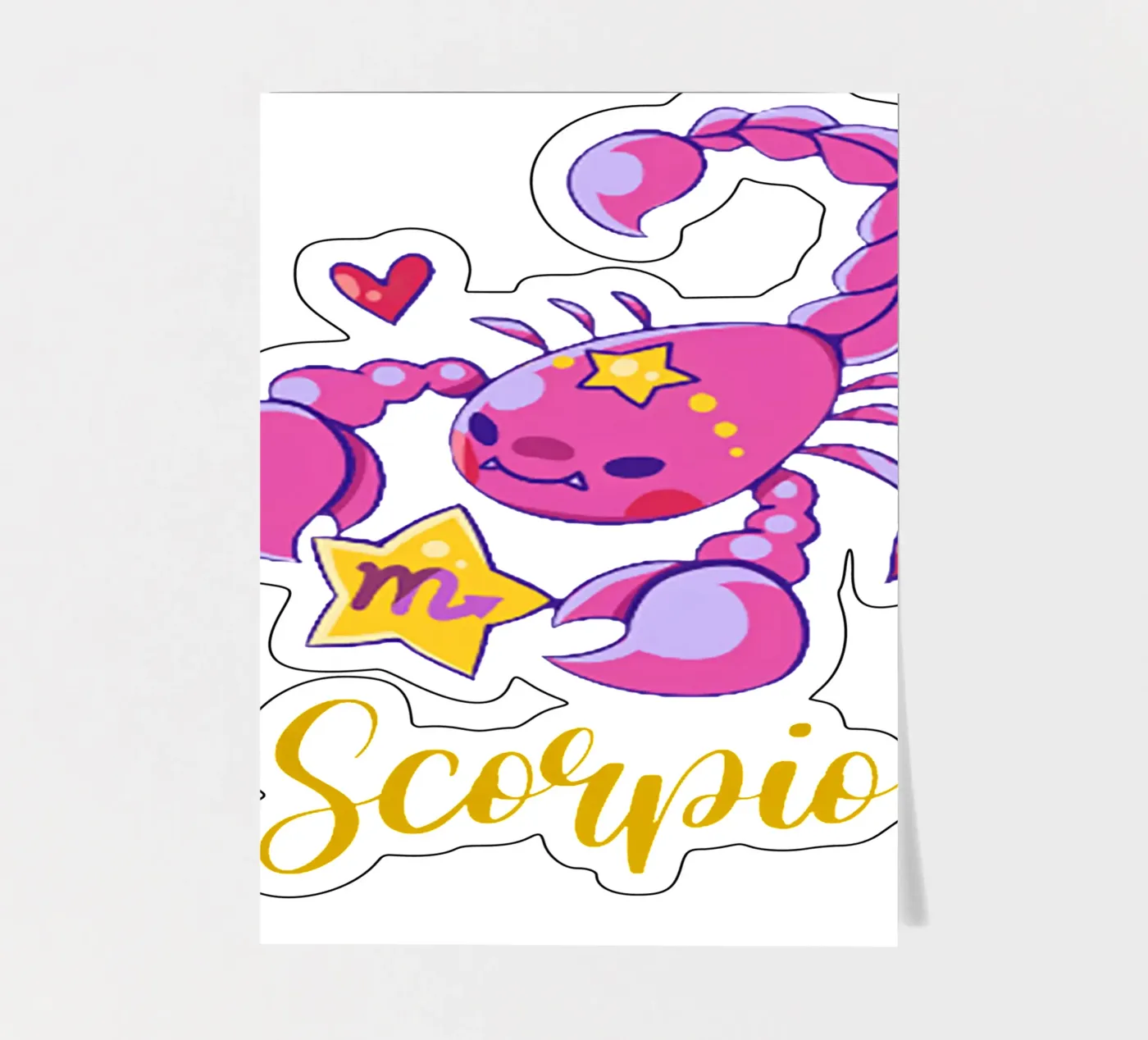 Scorpio sticker sheet by Kiroiharu