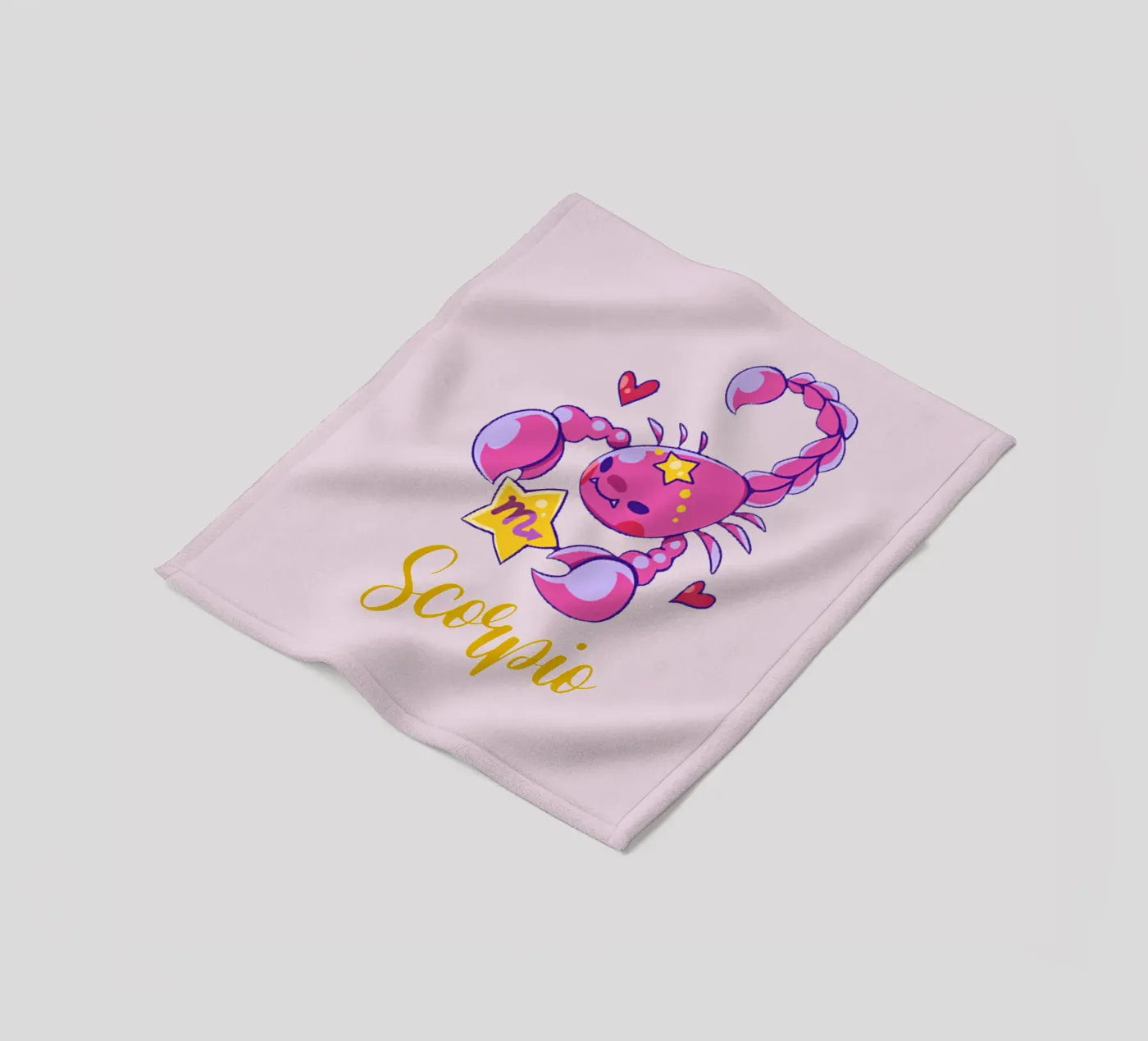 Scorpio fleece blanket by Kiroiharu