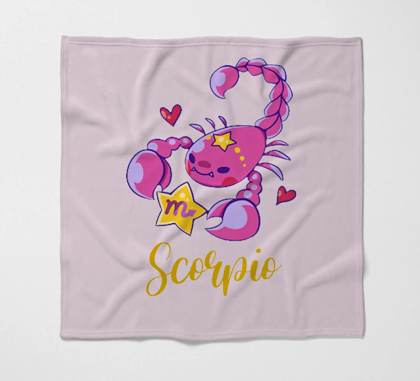 Scorpio fleece blanket by Kiroiharu