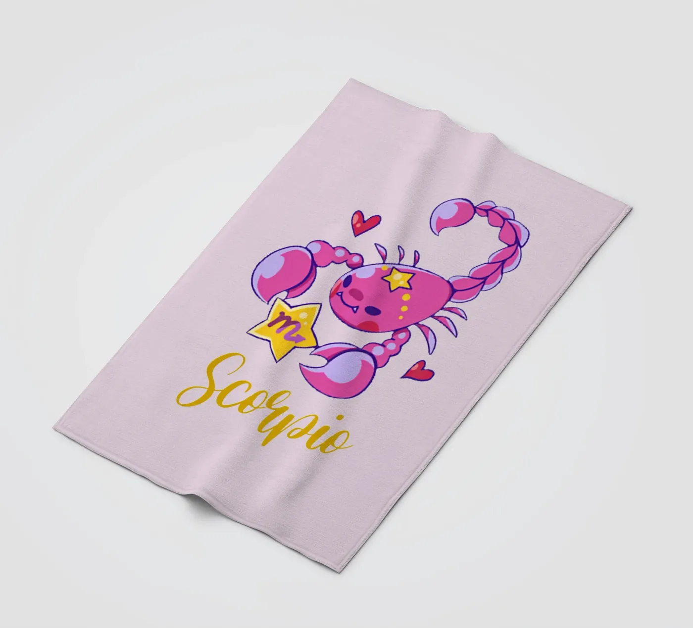 Scorpio fleece blanket by Kiroiharu