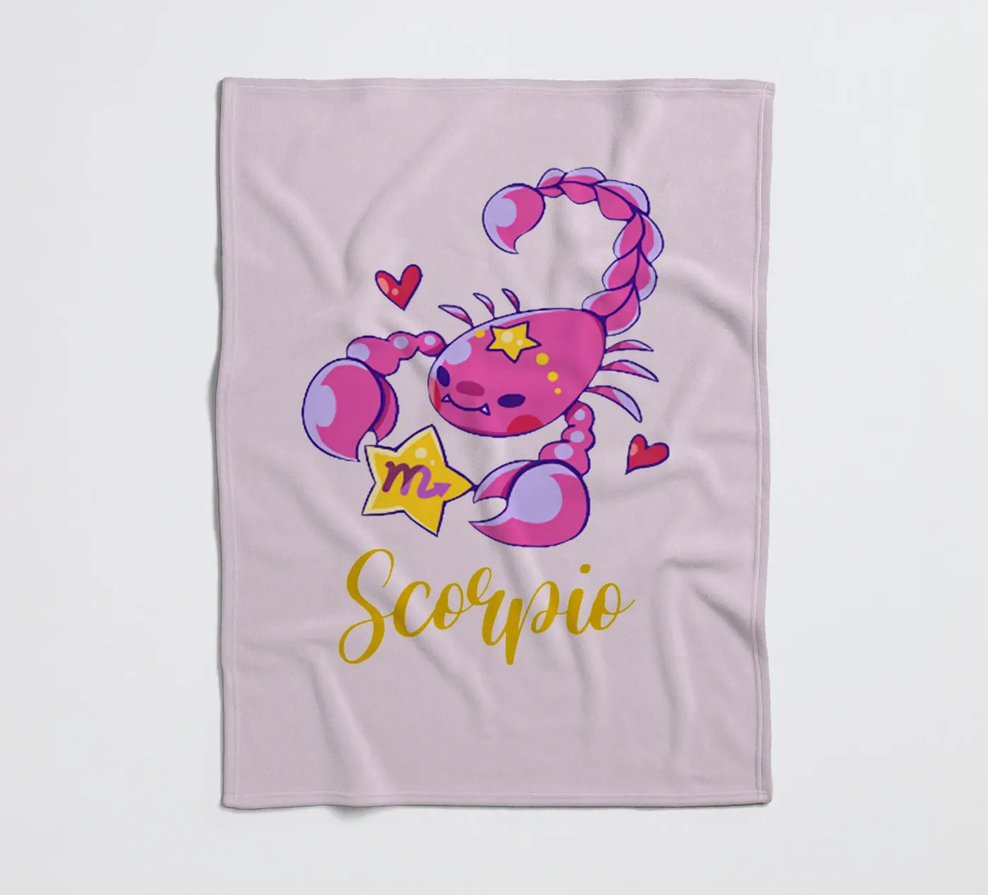 Scorpio fleece blanket by Kiroiharu