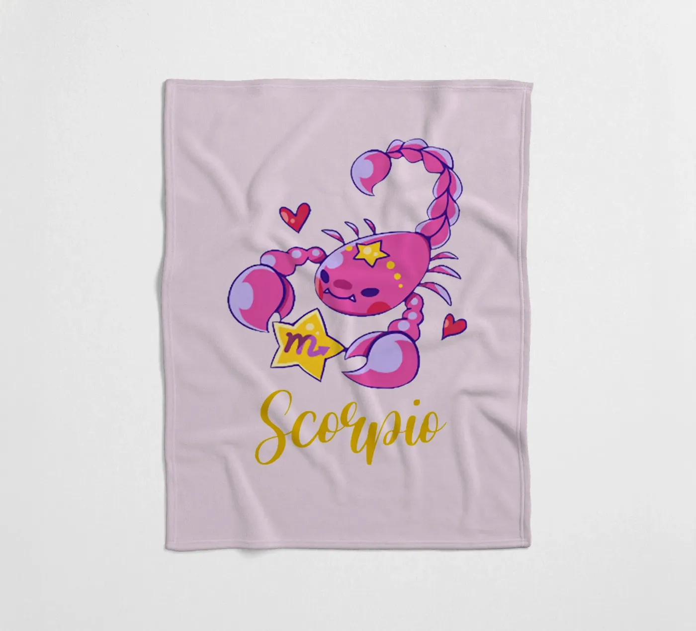 Scorpio fleece blanket by Kiroiharu