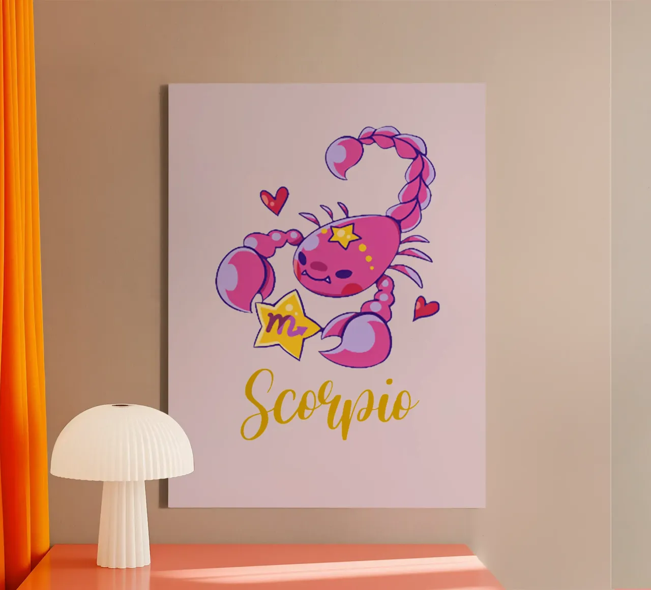 Scorpio tela con Cornice a cassetta da Kiroiharu