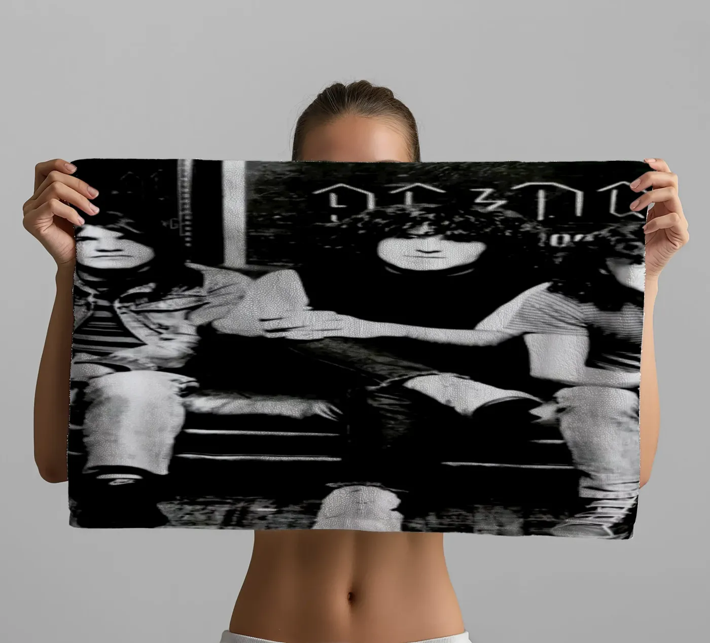 AC/DC badhanddoek van Gallery Print and Art Limited