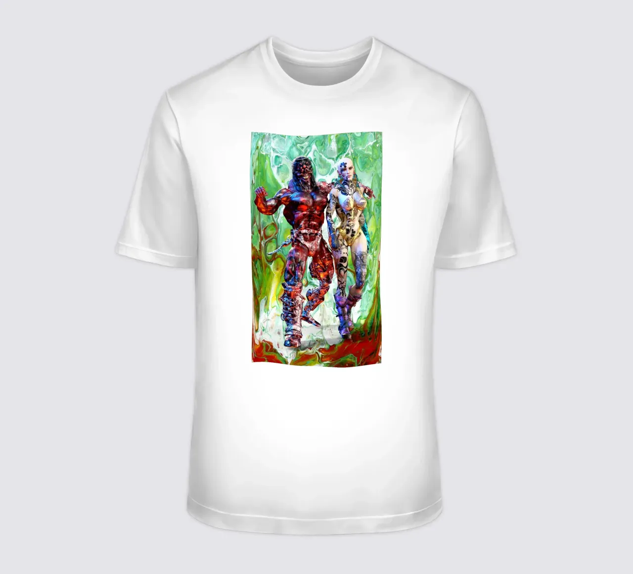 Il Deadman Undertaker e Pandora t-shirt da the-witcher