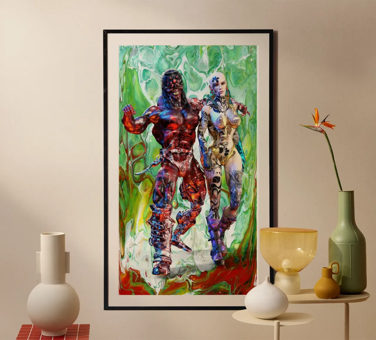 Il Deadman Undertaker e Pandora carta hahnemühle da the-witcher
