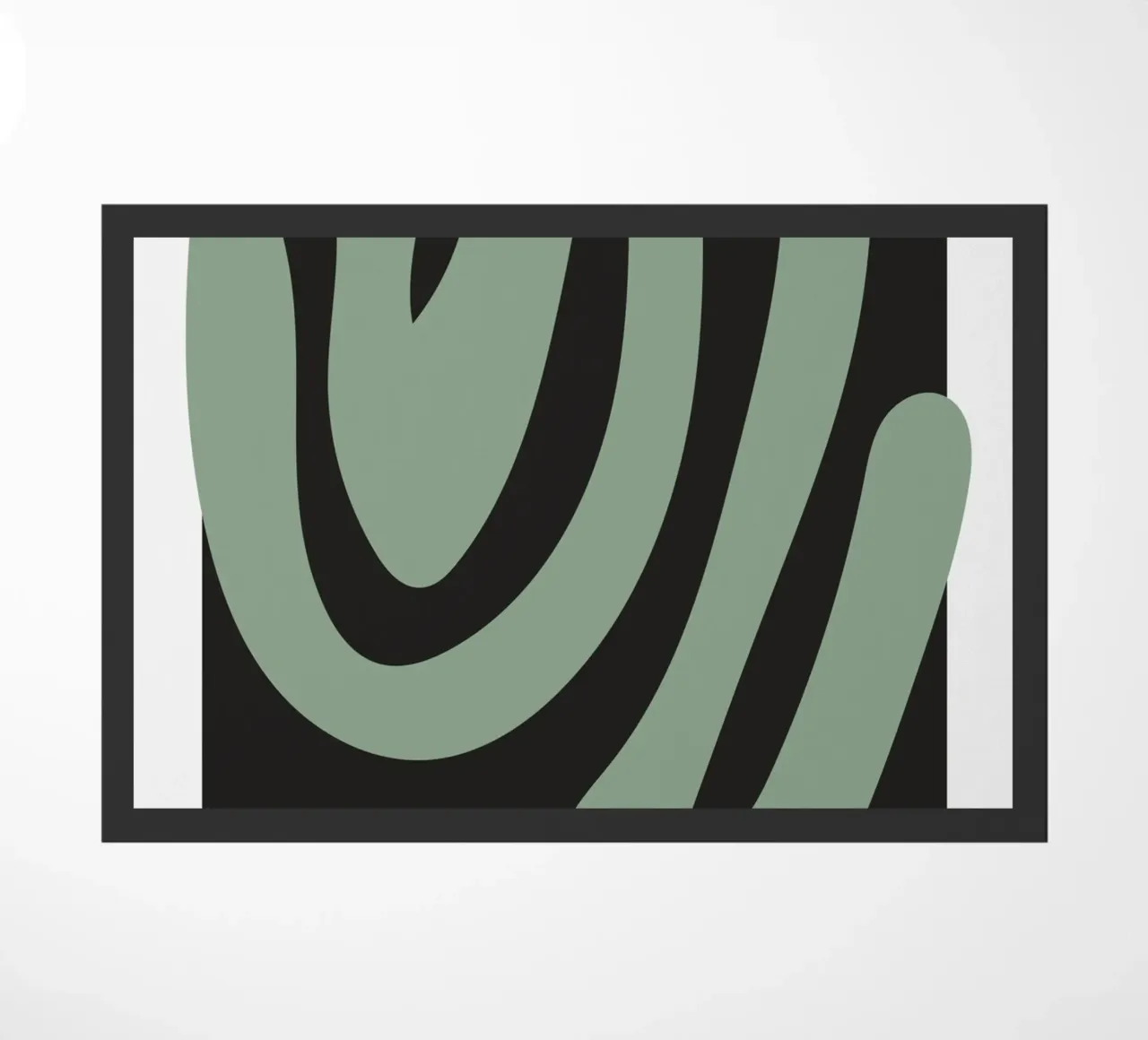 Rhythms of the unknown doormat by RS LAB STUDIO