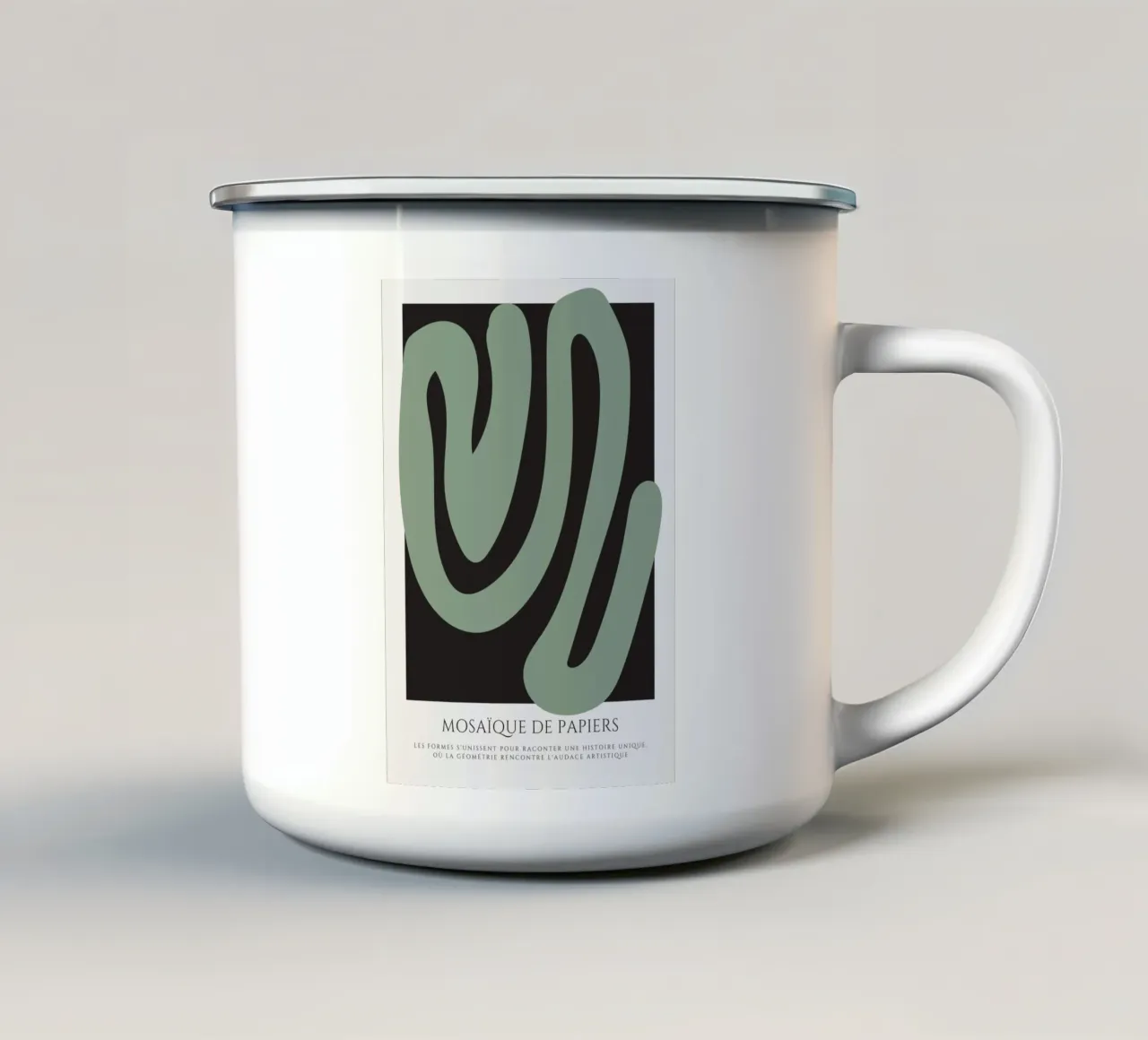 I ritmi dell'ignoto tazza in smalto da RS LAB STUDIO