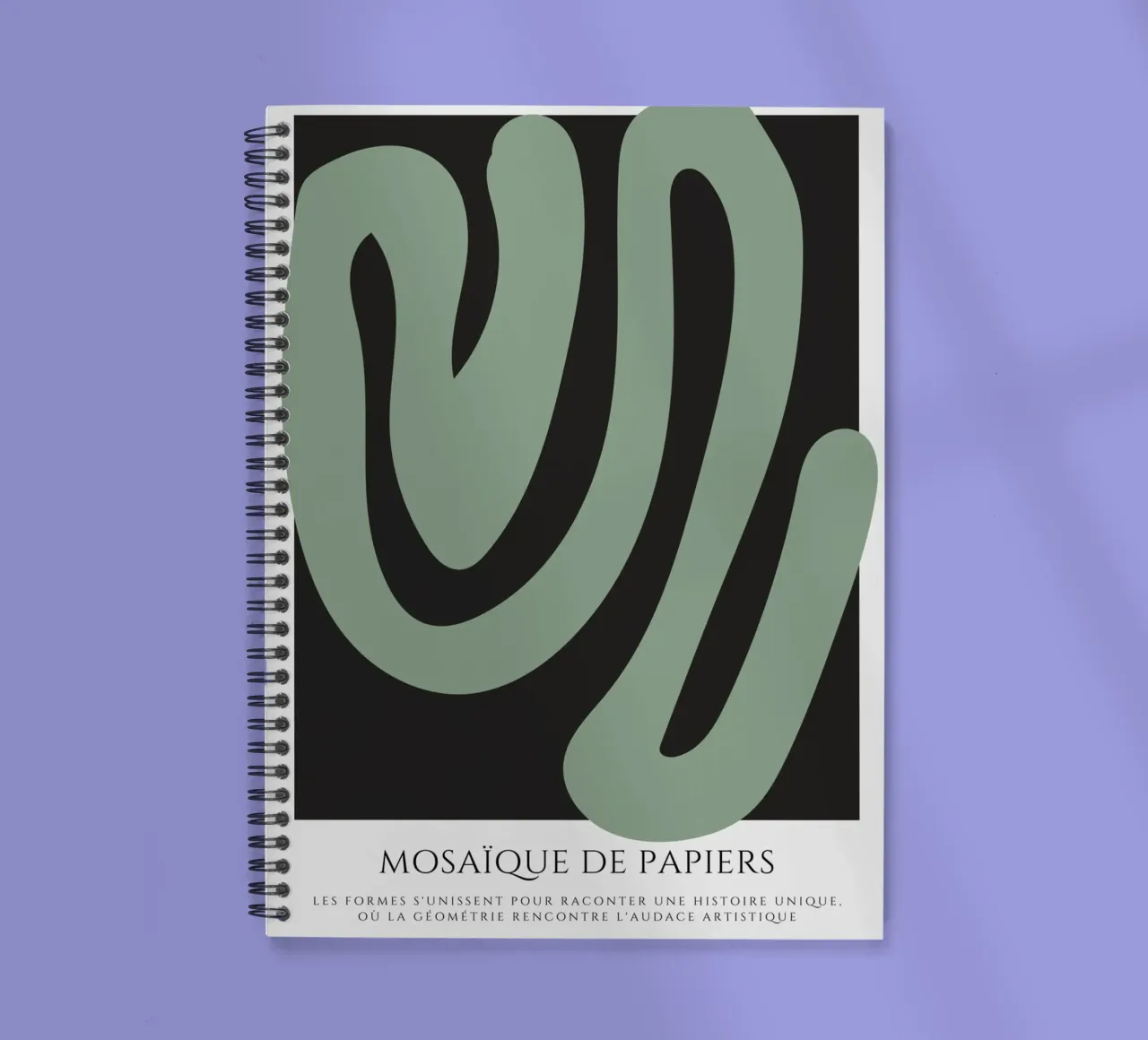 Rhythms of the unknown spiral notebook by RS LAB STUDIO