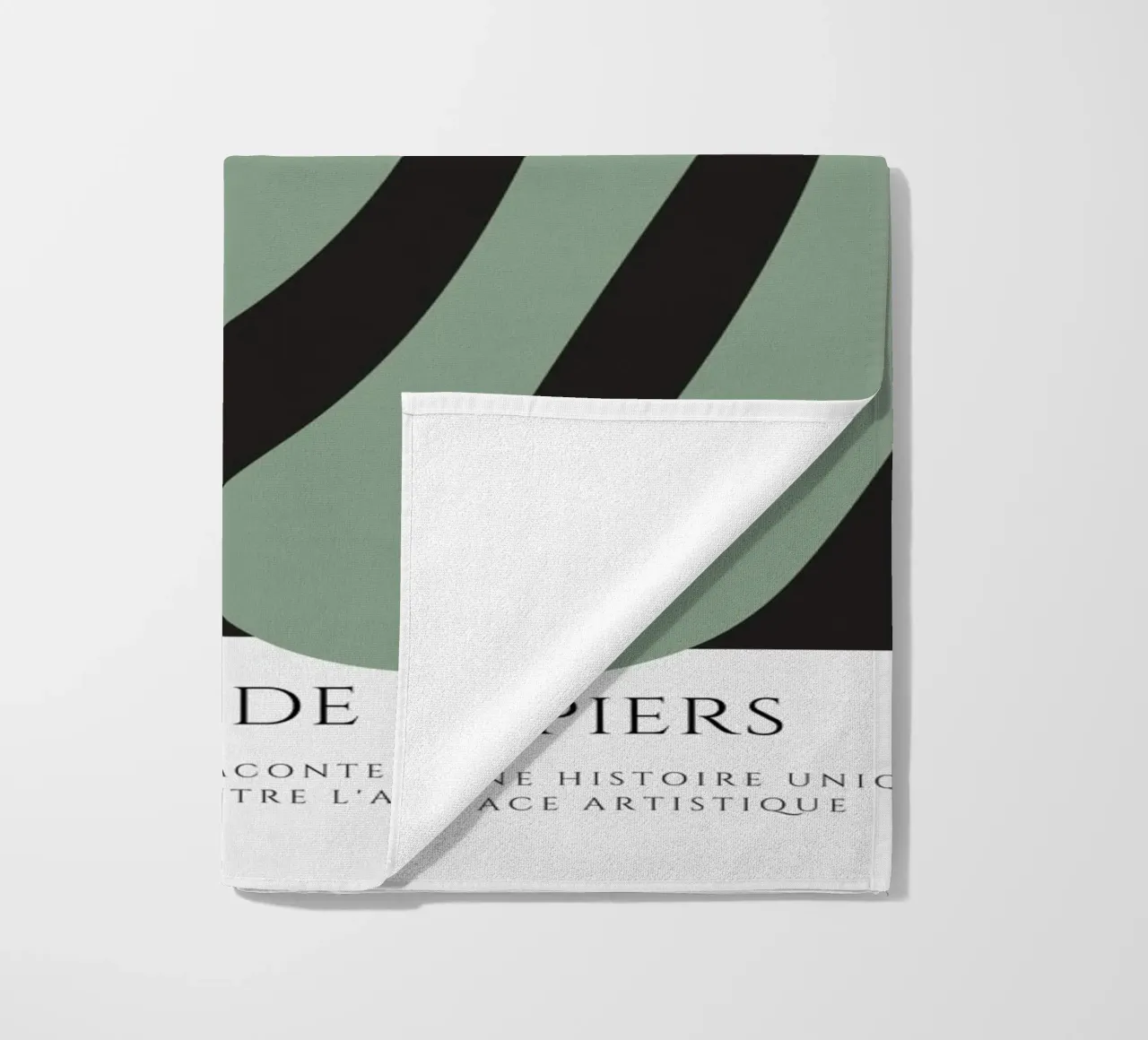 Rhythms of the unknown beach towel by RS LAB STUDIO