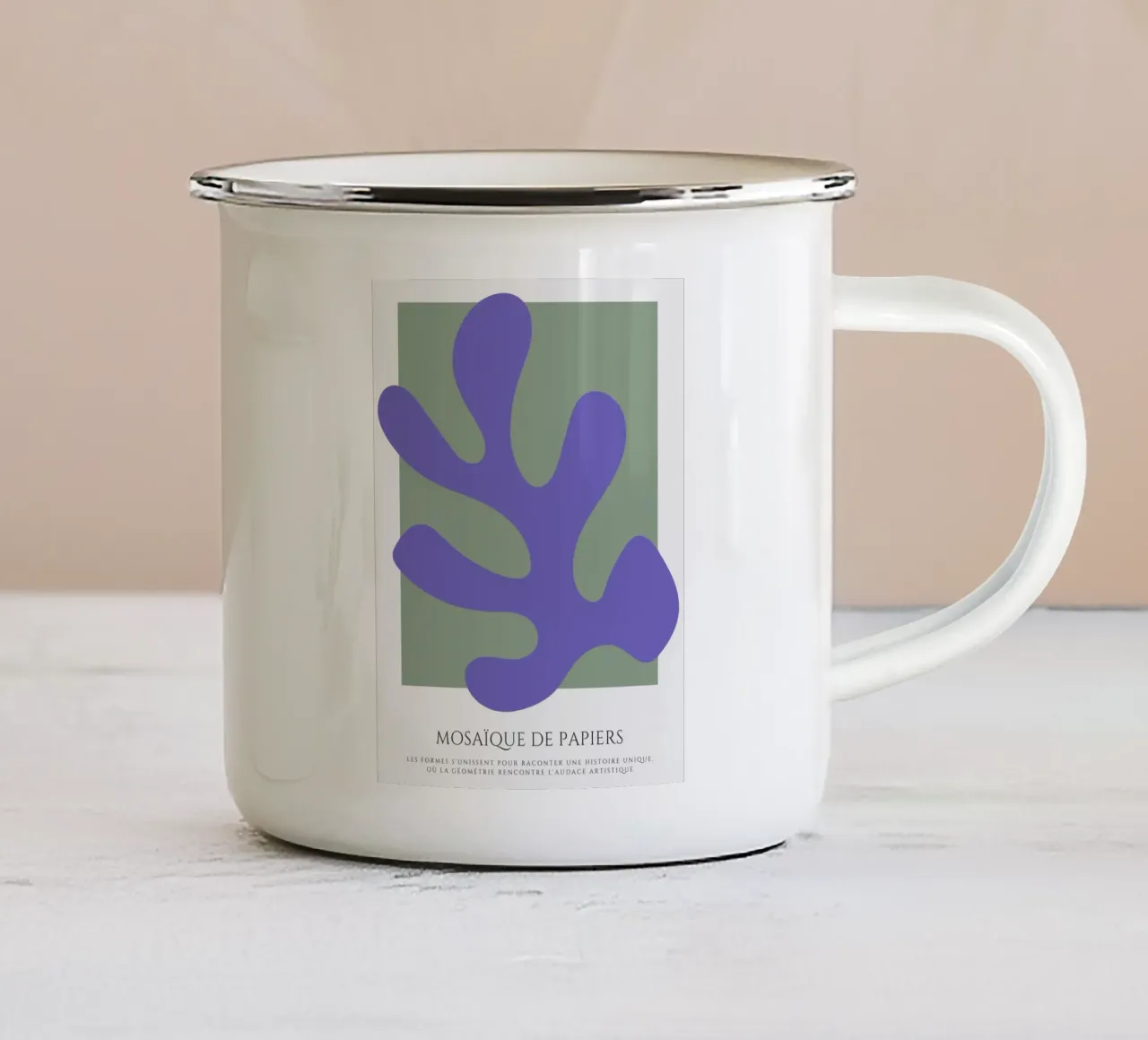Fondere l'orizzonte tazza in smalto da RS LAB STUDIO