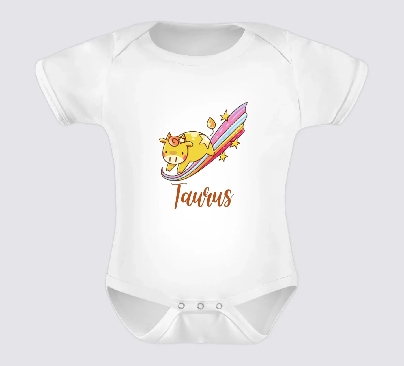 Taurus Kurzarm Babybody von Kiroiharu