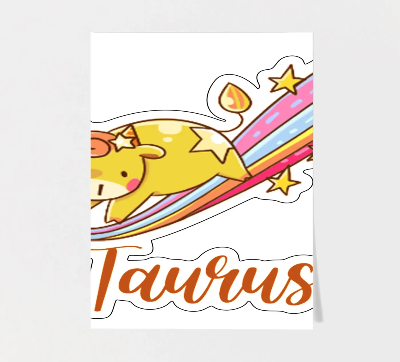 Taurus Stickerbogen von Kiroiharu