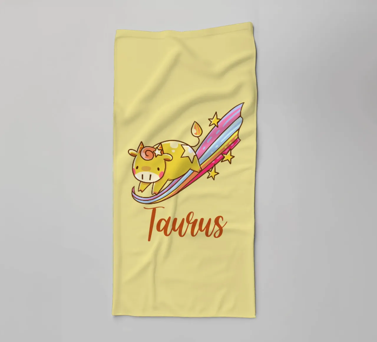 Taurus towel by Kiroiharu