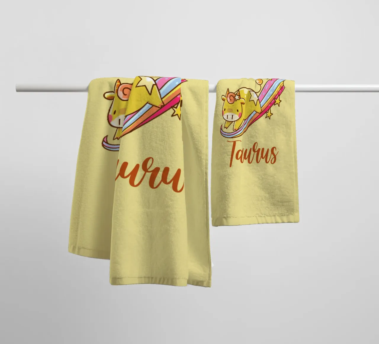 Taurus towel by Kiroiharu