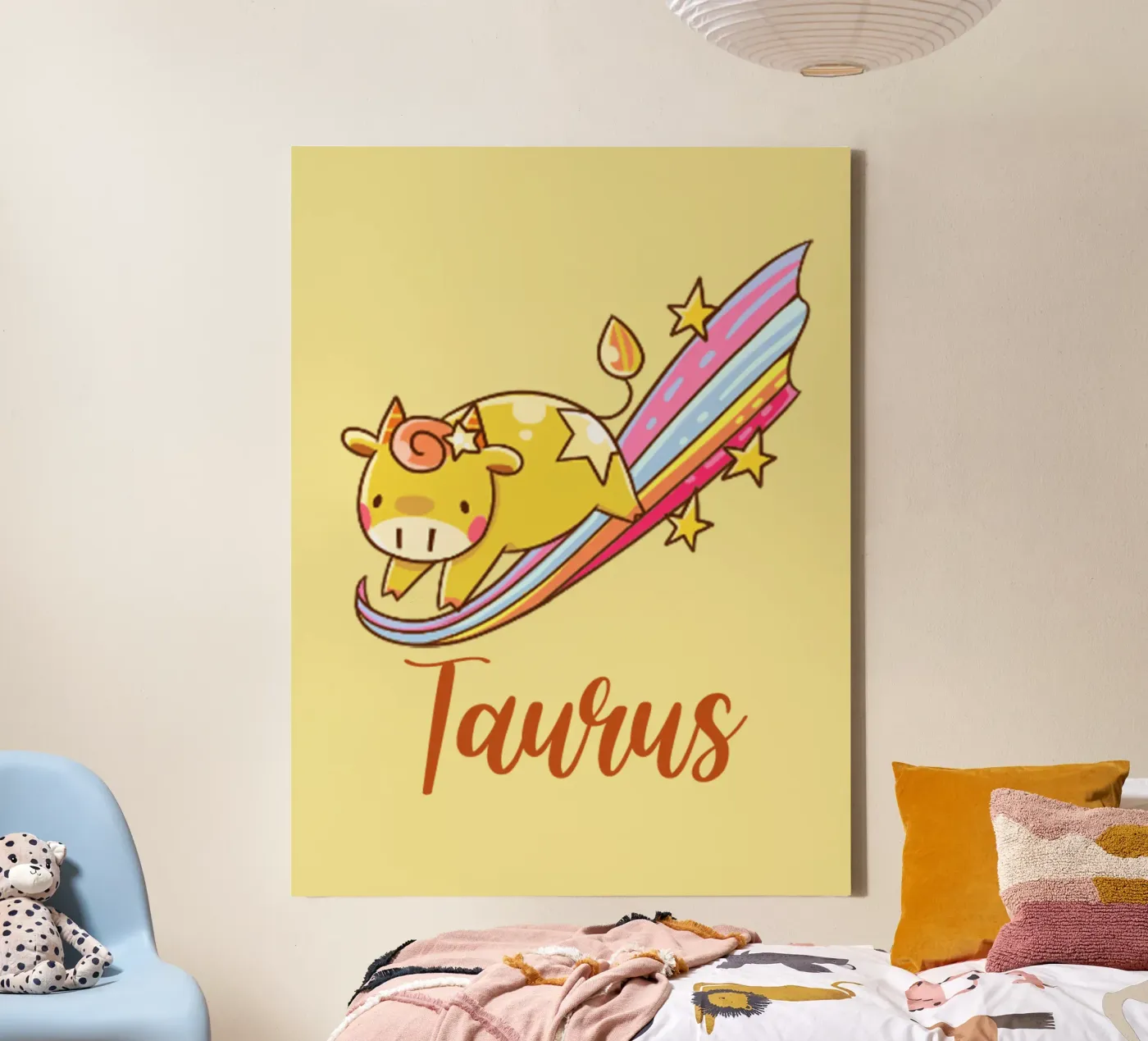 Stier canvas van Kiroiharu