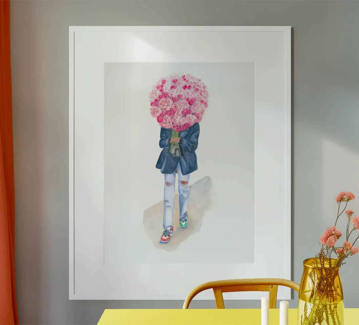Blazer Bloom Triomphe poster van byaudreyd