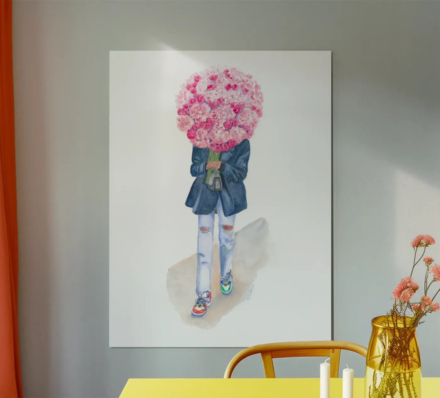 Blazer Bloom Triomphe poster van byaudreyd