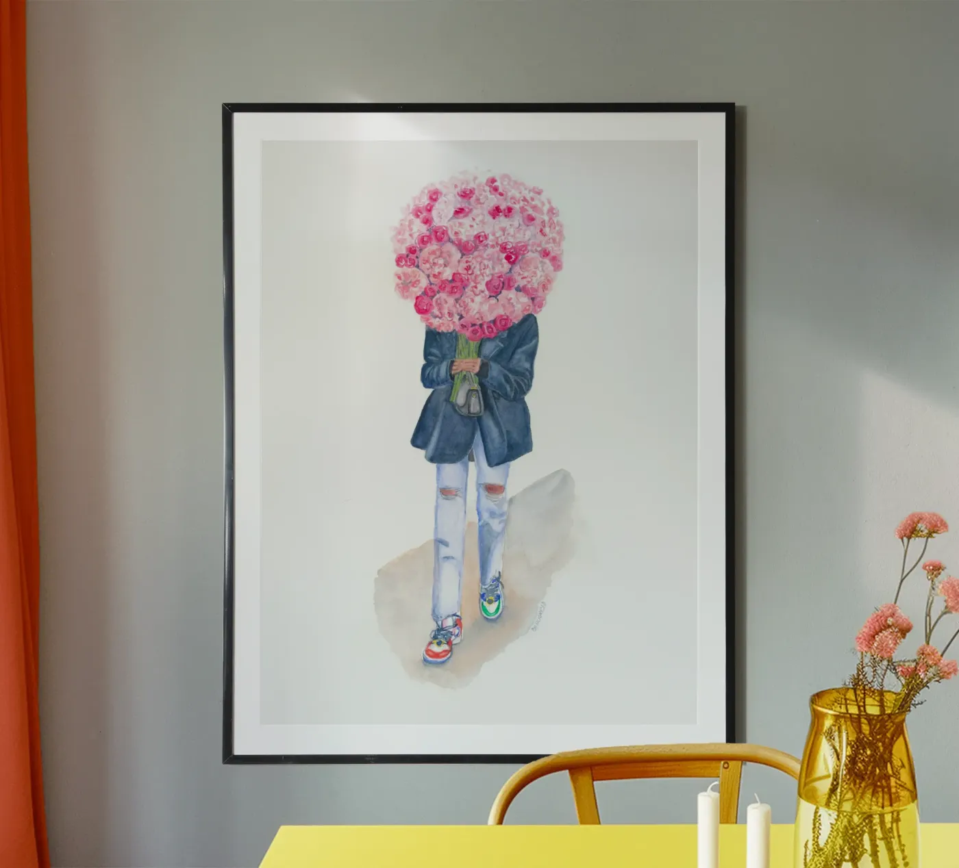 Blazer Bloom Triomphe poster van byaudreyd