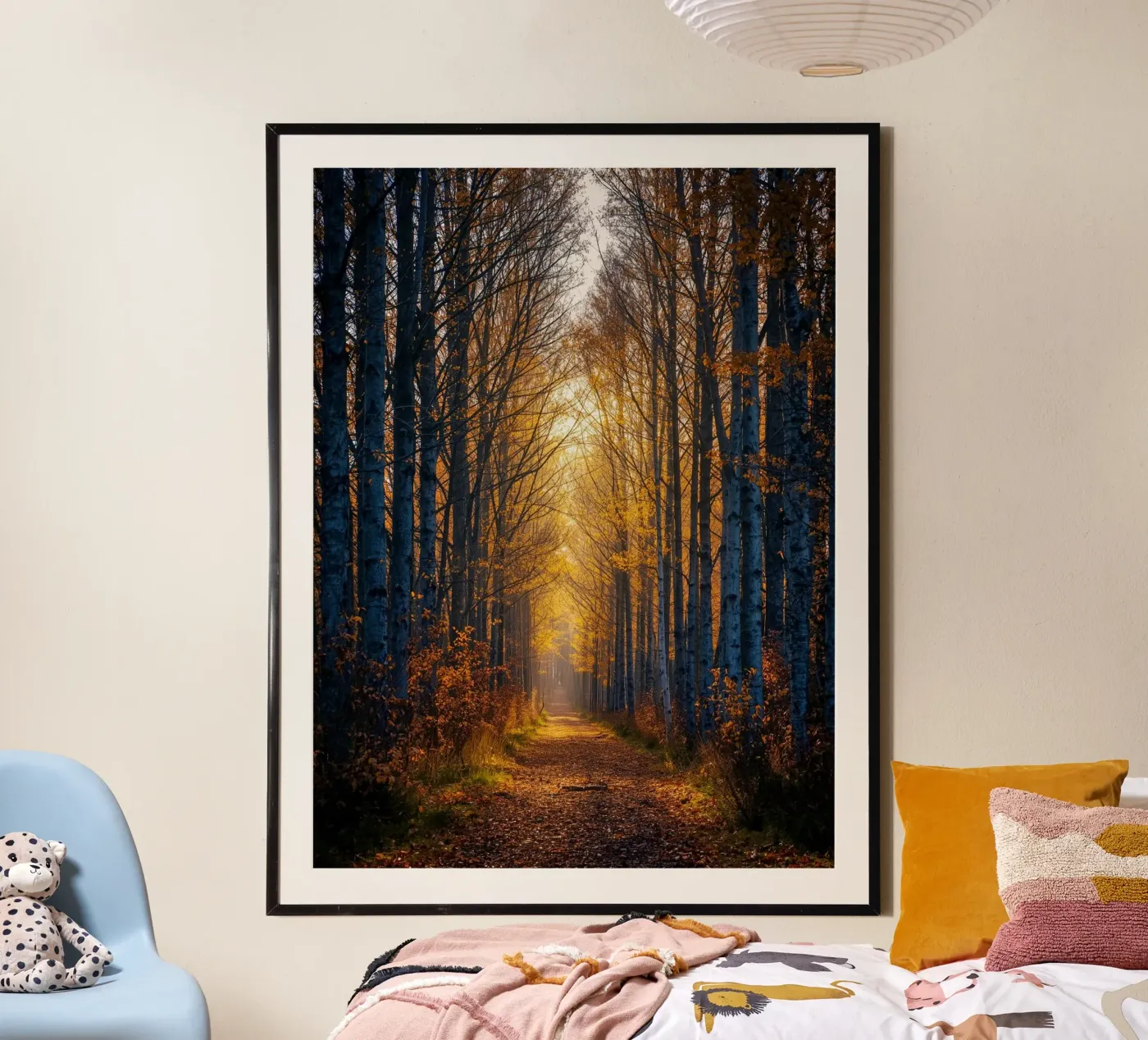 Waldweg Poster von FERNWEH