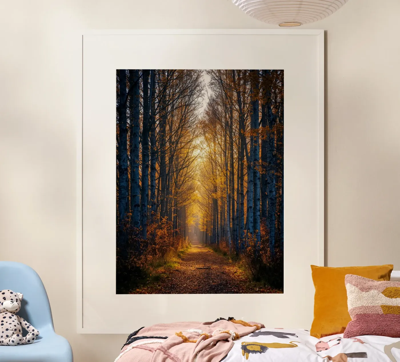 Waldweg Poster von FERNWEH