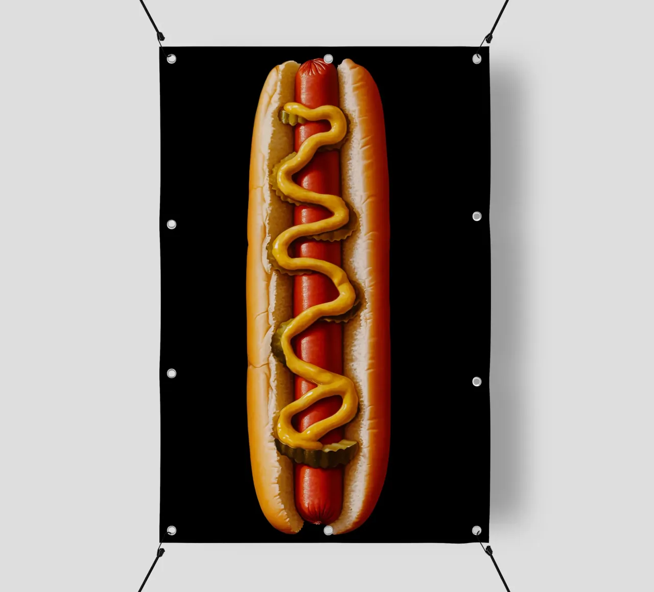 Hyperrealistic Hotdog | Food Portrait telo in pvc da Autofocus