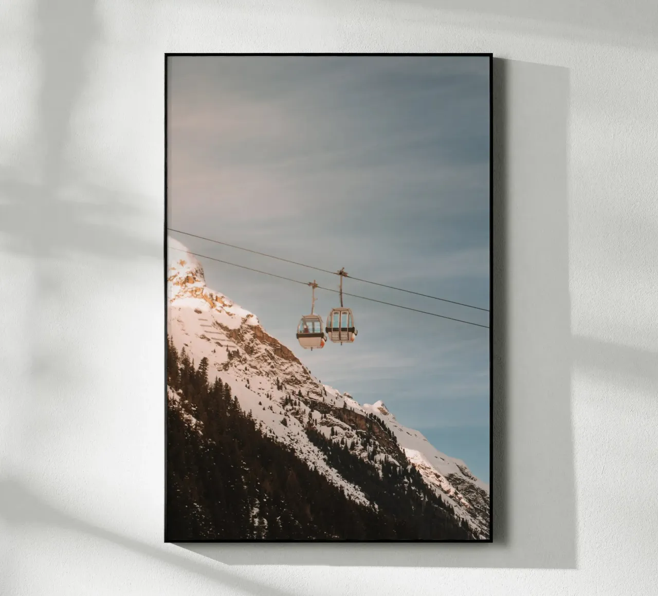 Oostenrijkse winter acryl van Journey of Vanessa