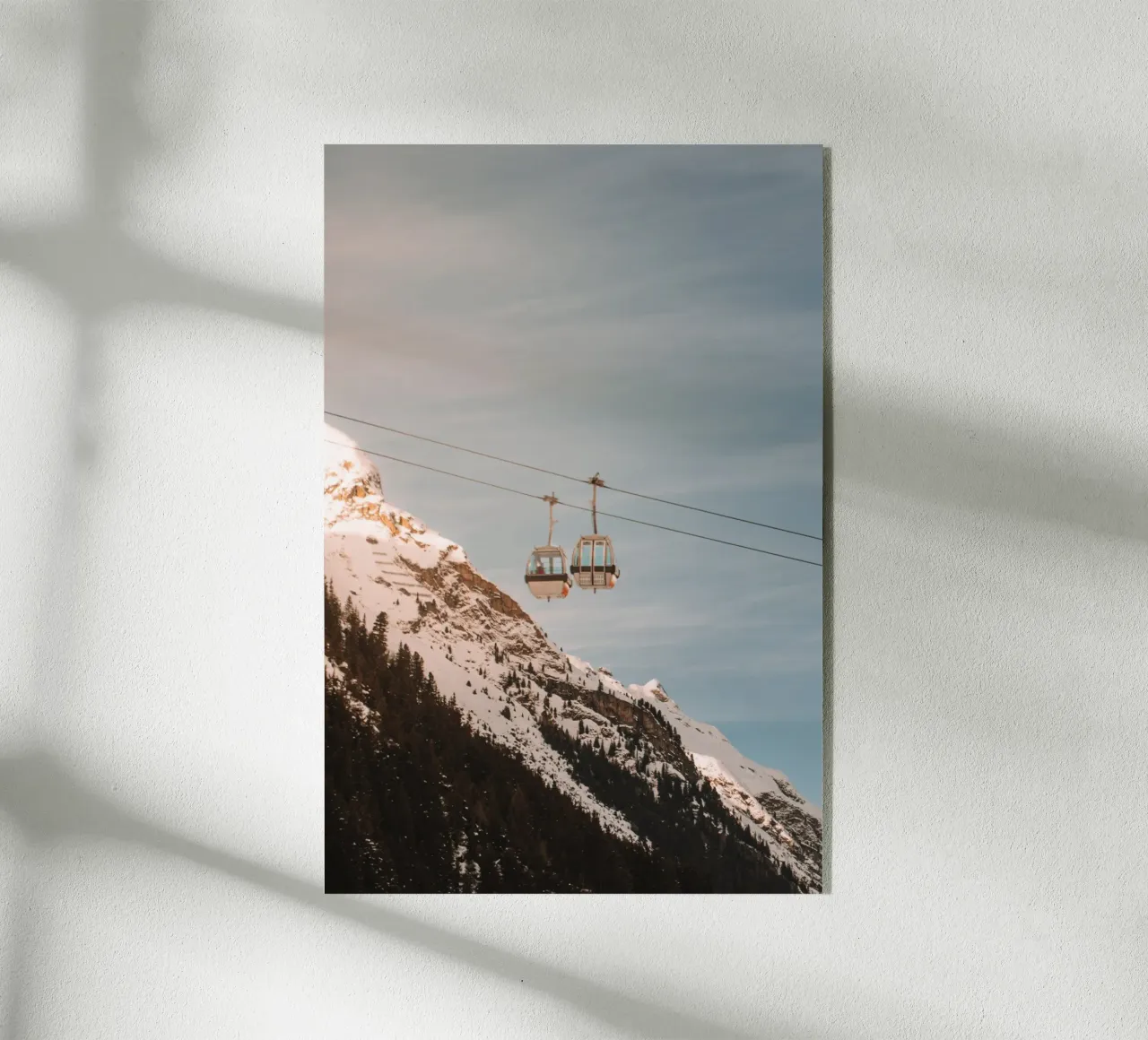 Oostenrijkse winter acryl van Journey of Vanessa