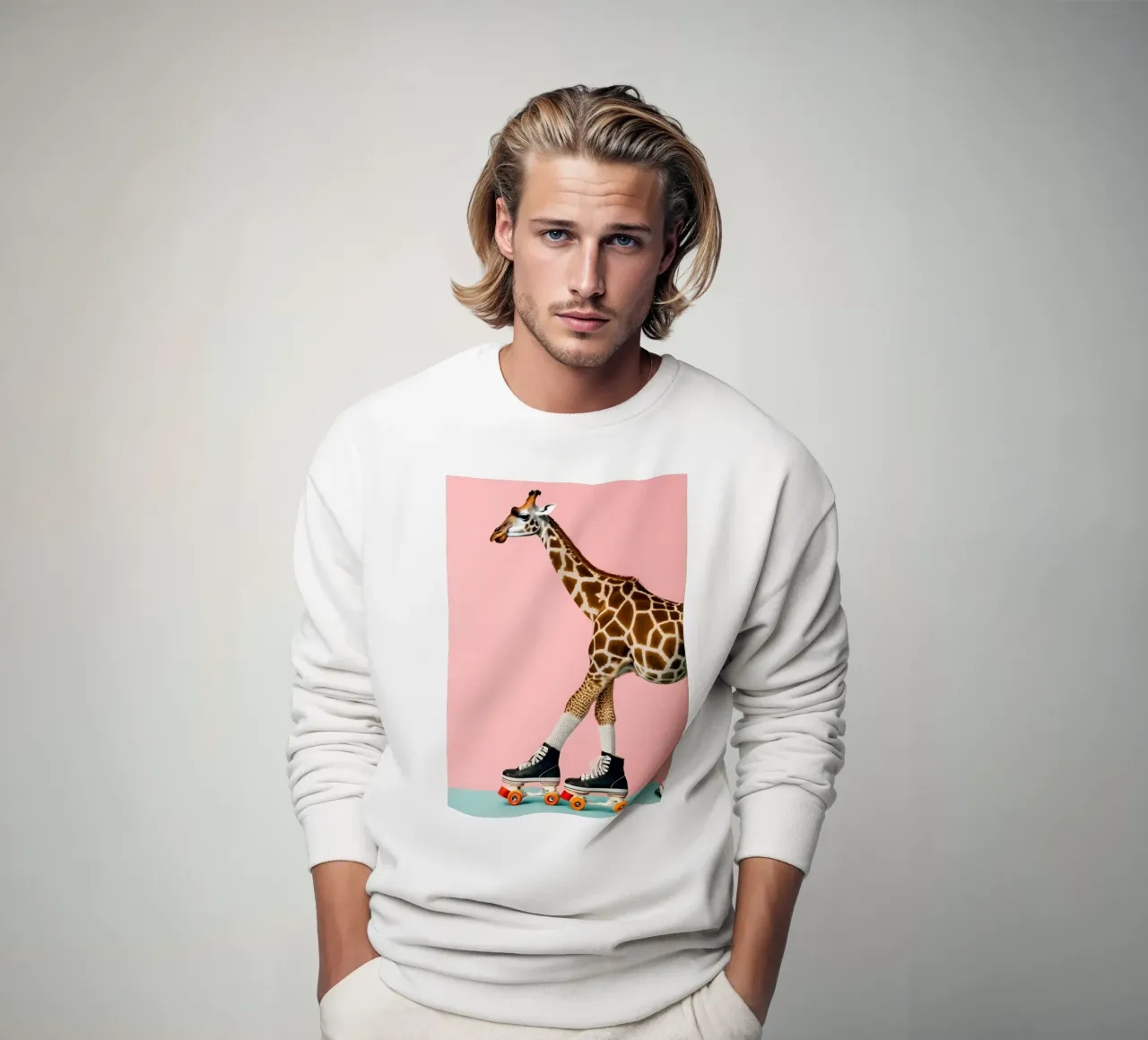 Giraffa vivace felpa da Doodle Dreams Art