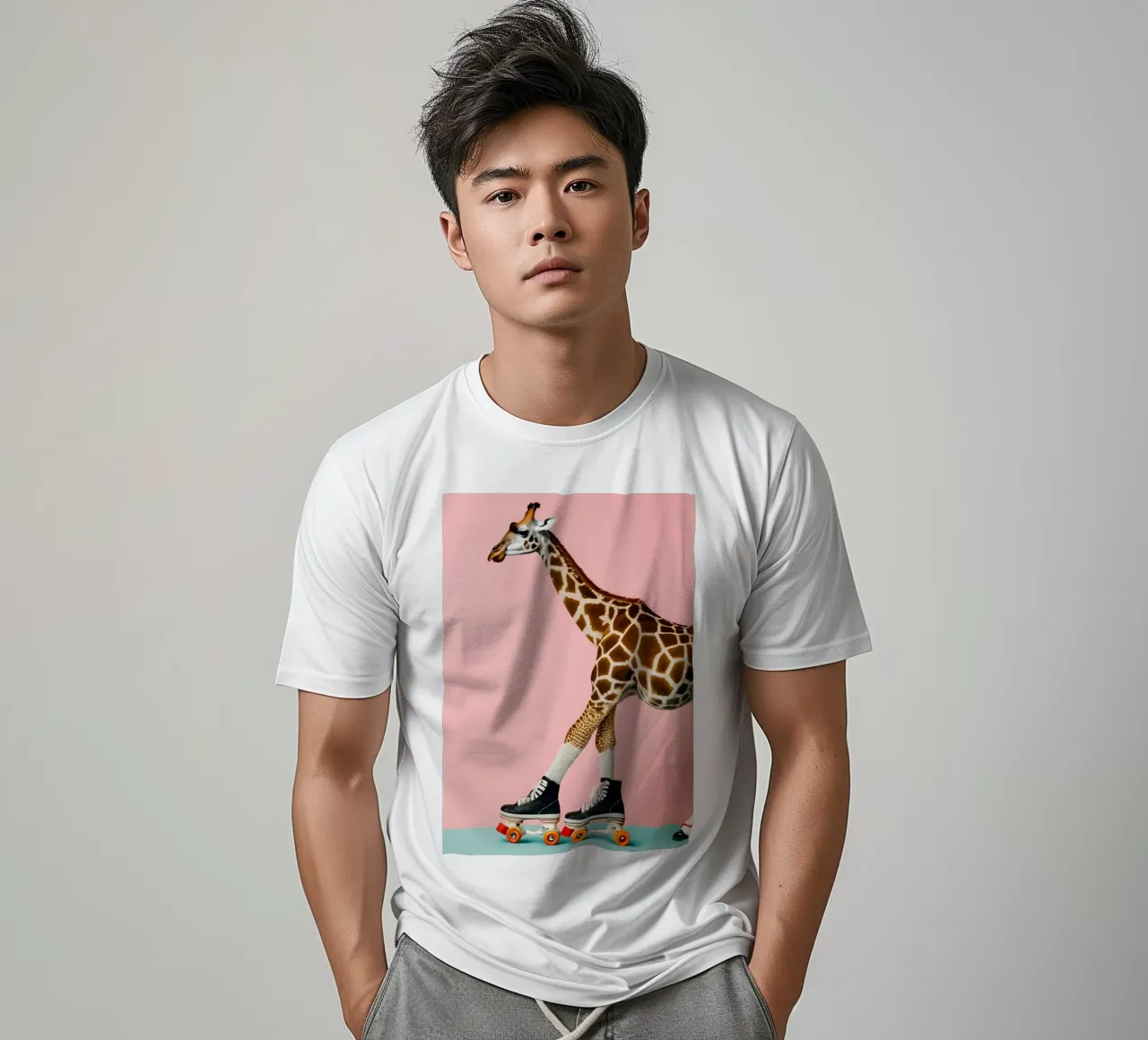 Giraffa vivace t-shirt da Doodle Dreams Art